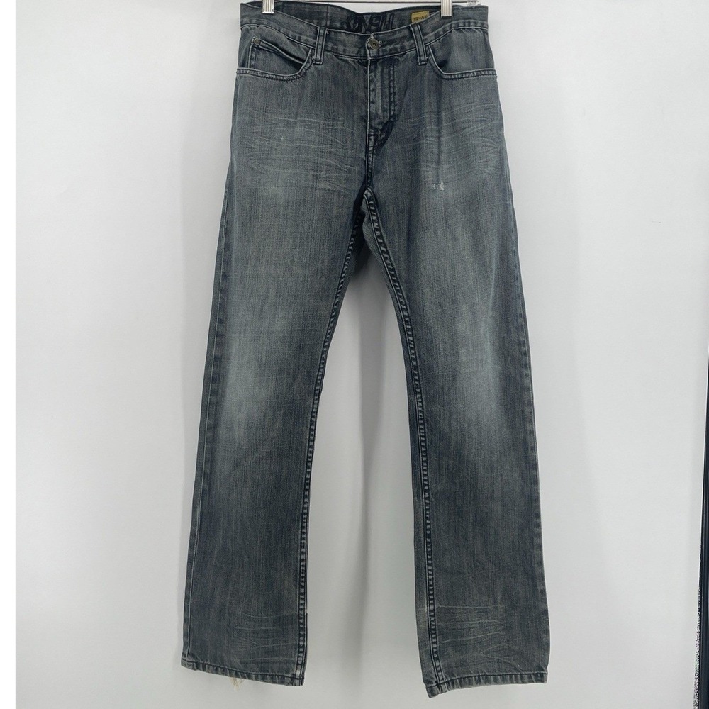 O'Neill Jeans Midway Fit Mens 30 X30 Distressed Button‎ Fly Y2K Straight Leg